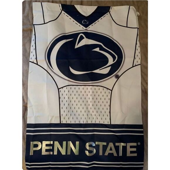 Penn State Football 43” x 29” 2 Sided Banner Flag - Picture 2 of 4